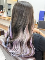 ランプ(Lamp) 白髪ぼかしにも◎バレイヤージュカラー ビフォアー&アフター
