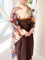 袴着付け/卒業式着付け/袴ヘアセット/袴ヘアアレンジ/卒業式ヘア