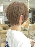 ショートボブ髪型30代40代50代前髪あり前髪なし面長丸顔【倉田】