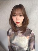 レイヤーカット小顔に見せるヘア/韓国ヘア/髪質改善/福岡/博多