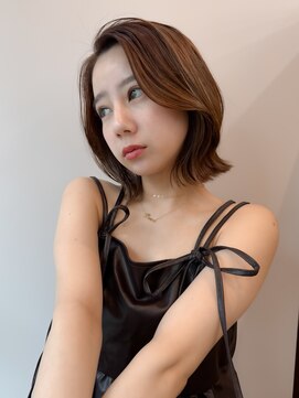 ロンド エスポワール 錦糸町(Lond espoir) ラベンダーミルクティー/暗めカラー/ブリーチなし/ボブ/錦糸町