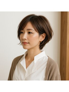 スープレックス ヘアーデザイン(SOUPREX HAIR DESIGN) 美フォルム大人ショートボブ　20代 30代 40代 50代 60代　ボブ