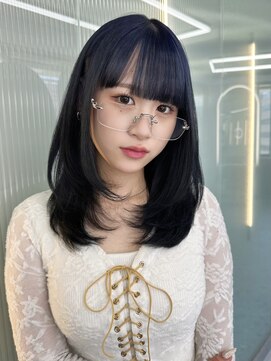 リリー(Lilley) 【hiyori】ブルーブラックで暗めカラー