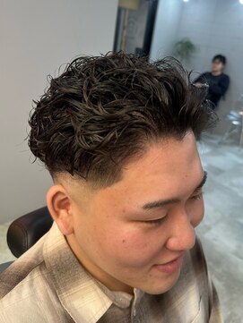 刈部倶楽舞 ツーブロック/フェード/宮城リョータ/メンズパーマ/黒髪パーマ