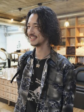 ヒカリス 中崎店(HIKARIS) メンズ × パーマ