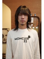 エディ(Edy)&nbsp;メンズウルフカットマッシュウルフニュアンスパーマ眉毛カット