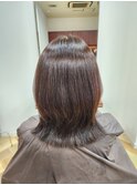 乾かすだけでまとまる◎美髪ストレートボブ