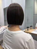 フィルムス 田町芝浦(FILMS) ミルクティーベージュ/レイヤーボブ/韓国巻き/顔周りカット/田町