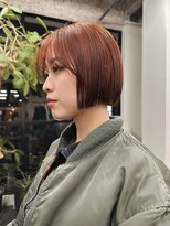 ニール 名古屋 伏見 丸の内(NEELU)&nbsp;【NEELU_misa】ミニボブ オレンジ