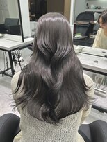 ペレ 原宿(PELE)&nbsp;ダークパープルナチュラルショート夏のヘアアレンジ原宿