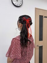 シュエット 横浜関内店(Chouette)&nbsp;サイド編み込みポニー
