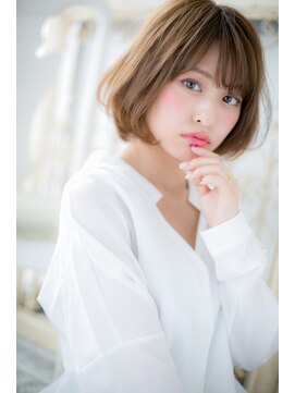 モッズ ヘア 福岡姪浜店(mod's hair) *mod's姪浜*…小顔に見せる♪重めワンカールマッシュボブ