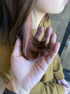 ルーディヘアーブランド(Ludi hair Brand) ポイントカラー！レッド！