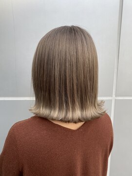 エヴァー(ever) 切りっぱなしボブ☆ミルクティーベージュ☆