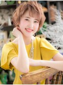 小顔スタイルアップくせ毛風マッシュショートc4大宮20代30代40代