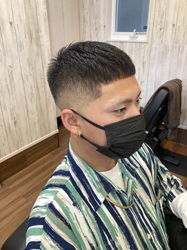 ライズヘアー(RISE HAIR) スキンフェード＋クロップスタイル
