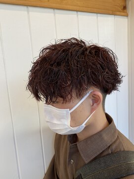 アメラボ(AmeLab) 【攻めのスタイル】ワインレッドツイスパ