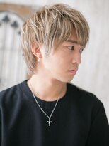 グルーミングサロン バーバー キャッスル 北浦和西口(Grooming salon Barber Castle)&nbsp;モテ髪のハイトーンメッシュカラーミニウルフQ