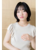 モッズヘア 越谷(mod's hair) 黒髪ダークアッシュ外ハネボブマッシュTb3越谷20代30代40代
