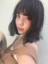 エヌアンドエー 草加店(N&A)&nbsp;ミディアムボブ×アッシュカラー