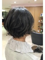 ドゥ スタイル 三国ヶ丘店(Duex Style)&nbsp;新色【白髪ぼかしカラー】マリーン×ビーチ＋ナチュラル縮毛矯正