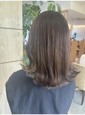 【イヤリングカラー】【オリーブカラー】ミディアム10代20代