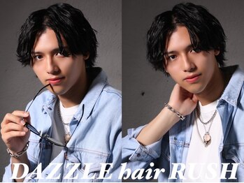 ダズルヘアラッシュ(DAZZLE hair RUSH)の写真/RUSHでは10代20代に圧倒的人気の《ツイストスパイラルパーマ》が大好評◎[昭和区/メンズ/メンズパーマ]