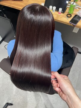 ライア 吉祥寺北口店(laia) レッドピンク×髪質改善【髪質改善laia吉祥寺美容室】