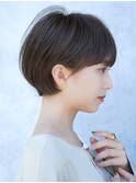 前髪あり大人小顔ショートボブ 30代40代50代【AIN.表参道】川原