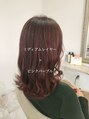 ヘアースペース リアン(HAIR SPACE Rien) かわいさと大人っぽさを兼ね備えたピンクパープル