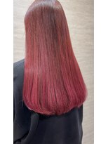 コンティバイミラートーク(CONTY by MIRROR TALK)&nbsp;ストレートヘア/ピンクレッド/ロング