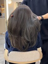 ウェイズトウキョウ 新宿店(Ways TOKYO)&nbsp;レイヤーカット　オリーブグレージュ　ブリーチなし