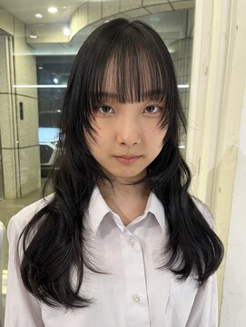 ダブ アオヤマ(DaB AOYAMA) ロングレイヤーカット顔まわりレイヤー顔まわりカット前髪カット