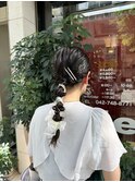 ヘアセット＊編みおろし