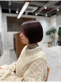 まるみコンパクトボブ/natural rose brown