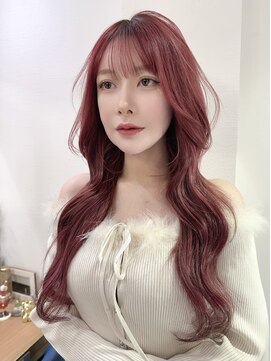 ロンドアベニール 北千住(Lond avenir) レイヤーカット/レイヤー/韓国/顔周り/前髪パーマ/北千住/北千住