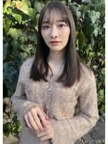 ディフィー 渋谷(defi)&nbsp;シースルーバングナチュラルストレート