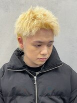 ルースト 西院店(ROOST)&nbsp;スパイキーショート×抜きっぱブリーチ