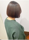 艶感ミニボブ×髪質改善ストレート