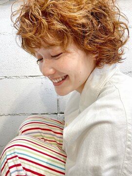 ソト 銀座(soto.) ハイライトカラー/くびれヘア/レイヤーパーマ/ミニボブ[銀座]