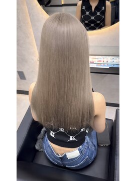 ルノン(LUNON) アプリコットオレンジくびれヘアハイライトカラー熊本