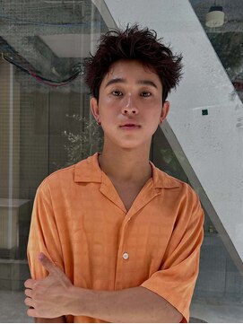 ヒュージ 三軒茶屋(huge) スパイキーショート/ニュアンスパーマ/ウェーブヘア/メンズ