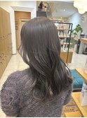 ブリーチなしオリーブアッシュ