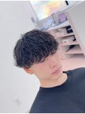 波巻きスパイラルパーマ/波巻きパーマ/マッシュウルフ