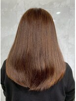 アネヘアー(annee hair)&nbsp;こっくりツヤ髪質改善◎ブラウンカラー冬アレンジ自在セミロング