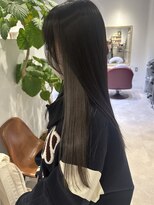 マルフェ 天王寺(marfe)&nbsp;【marfe】顔周りインナーカラー＿グレージュ＿透明感カラー