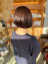 ユラギフロムユイマァル 水島店(YURAGI from YUIMARL)&nbsp;コンパクトショート30代40代50代レイヤーボブブラウンカラー