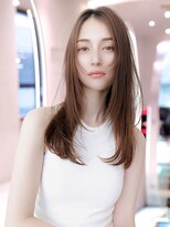 ハバナ 新宿(HAVANA)&nbsp;ミディアムレイヤーカット×ブリーチダブルカラー/髪質改善