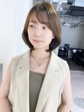 オールヘア(ALL HAIR) layer bob style.