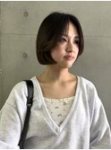 丸みボブ/ショート/顔周り似合わせ